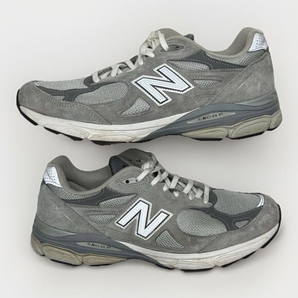 Size 9.5 - New Balance 990v3 Made in USA Grey - Picture 1 of 8